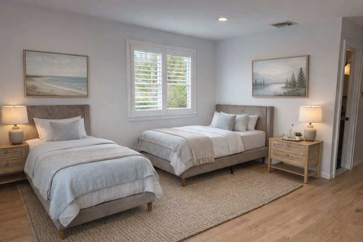 1 dormitorio, tabla de planchar con plancha, wifi gratis y ropa de cama