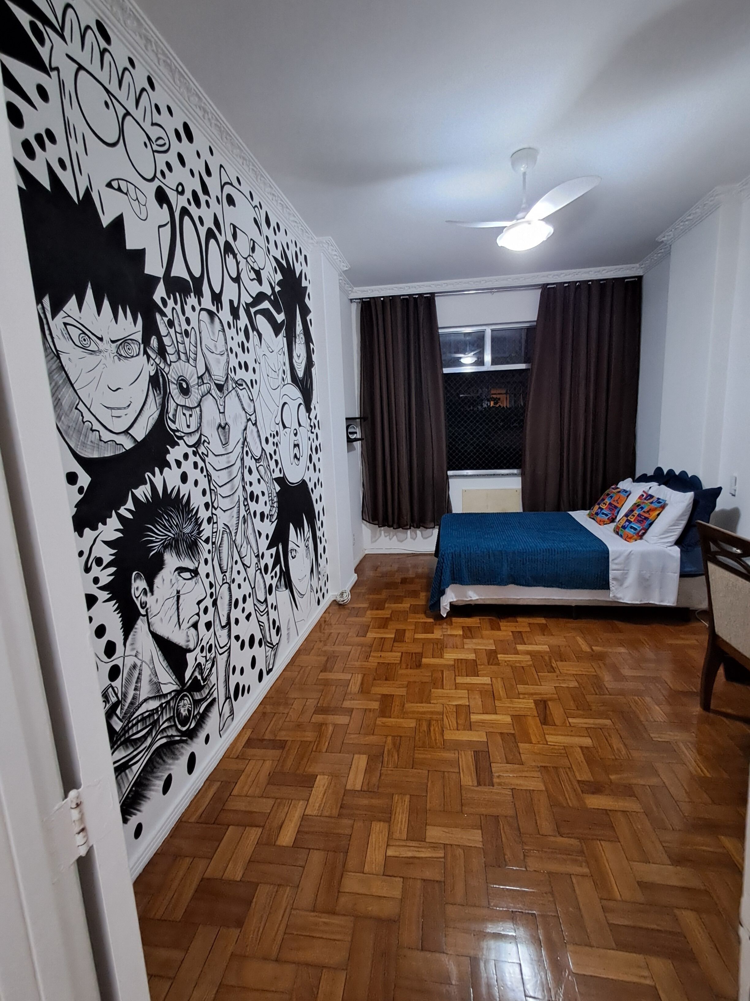 2 slaapkamers, een strijkplank/strijkijzer, wifi, beddengoed