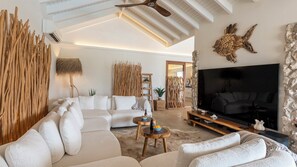 Living area - Villa Ocean’s - Luxury Beachfront - Coral Estate (Sint Willibrordus)