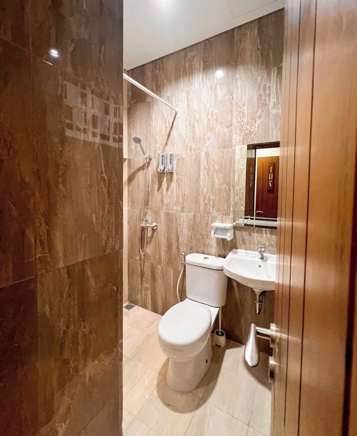 Standaard eenpersoonskamer | Badkamer