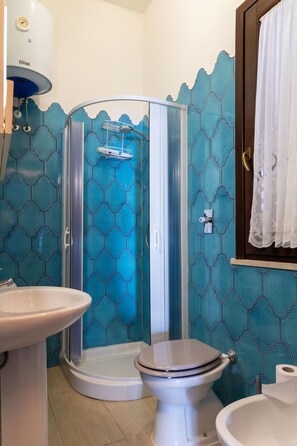Shower, hair dryer, bidet, towels - Appartamento Lucentia Blu - Vald... (Valderice)