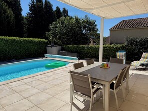 Pool - Pleasant vacation home with pool in MEZE (Mèze)