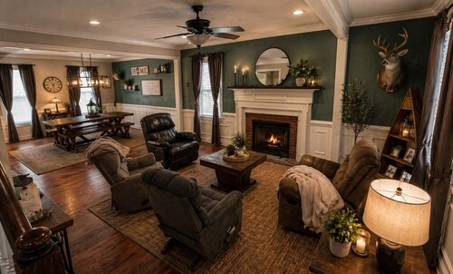 Perfect for Groups 6BR Retreat with Firepit, Game Loft & Huge Deck