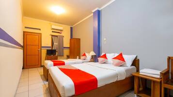 1 chambre, bureau, Wi-Fi gratuit, draps fournis