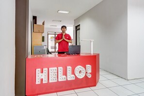 Entrance / Reception - Simple Cozy Single Stay with Free WiFi and Parking (Bandung)
