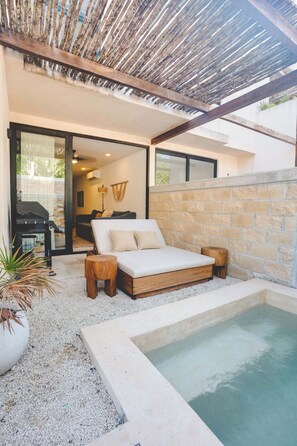 Terrace/patio - Luxury 2BR Retreat with Private Pool & Spa (Tulum)