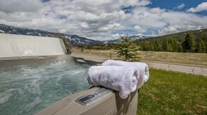 Utendørs boblebad
