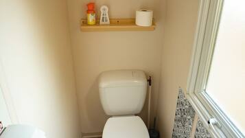 Hair dryer, toilet paper