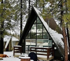 Basic House, Balcony, Mountain View | Exterior - The Highpoint A-Frame (Big Bear Lake)