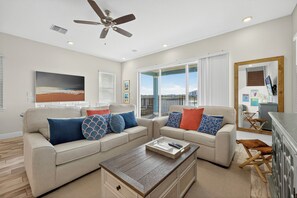 Living area - Waterfront 3BR Pool Cottage at Margaritaville Orlando - Near Disney (Kissimmee)