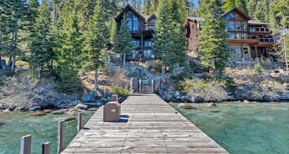Lakefront w/ Pier & Buoy | Mins From Emerald Bay