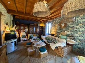 Living area - Dad's House (Valeilles)