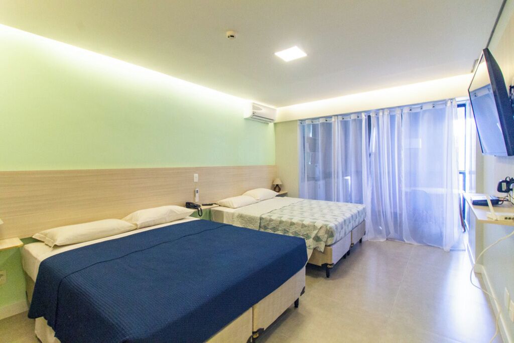 Studio Superior, quang cảnh thành phố | Khu vực làm việc phù hợp cho laptop, màn/rèm cản sáng 