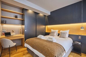 公寓 | 2 間睡房、手提電腦工作空間、熨斗/熨衫板、床單