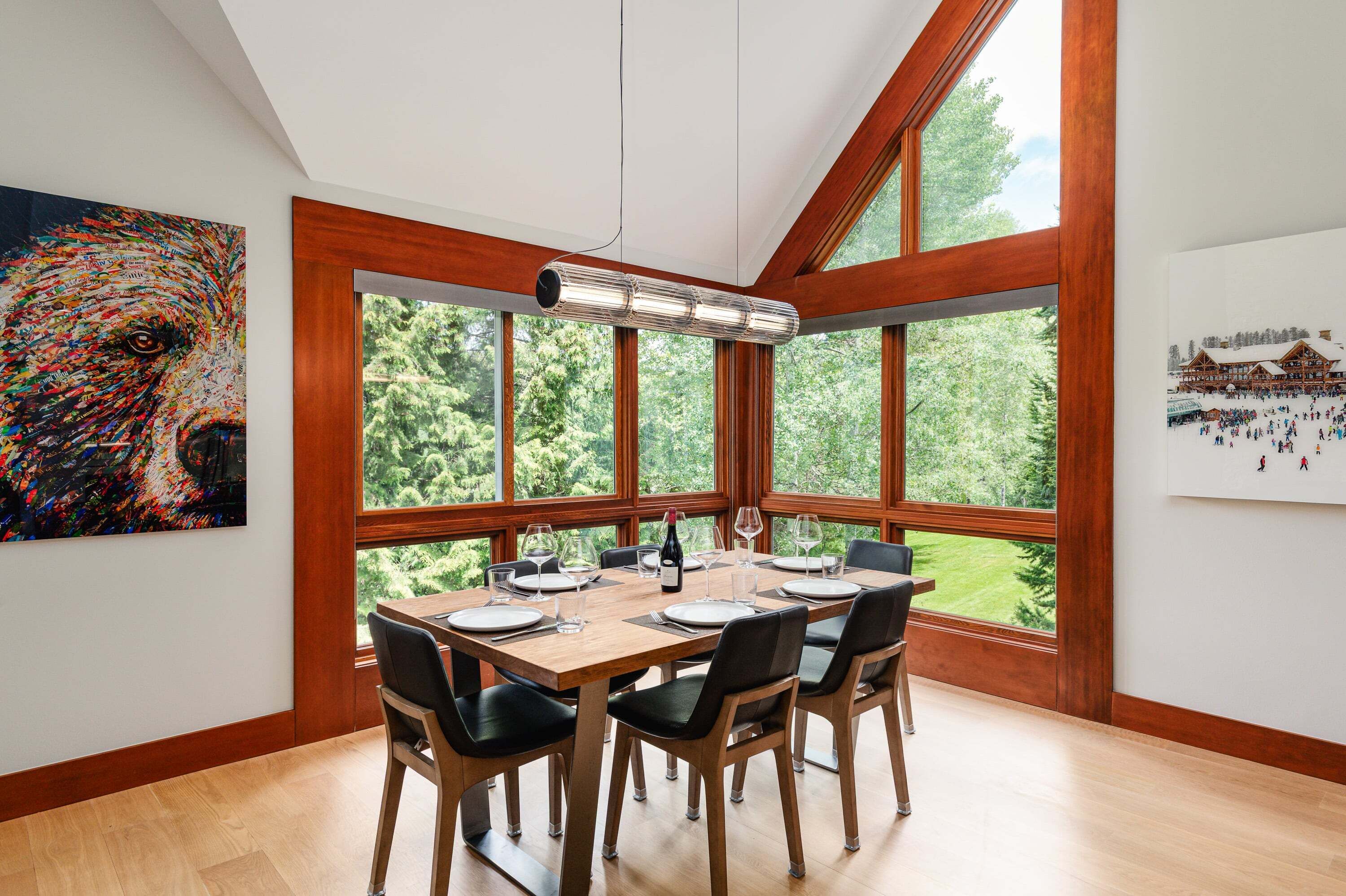 Maison, Plusieurs lits, patio, vue sur la montagne (Northlight Retreat at Alpine Greens) | Restauration