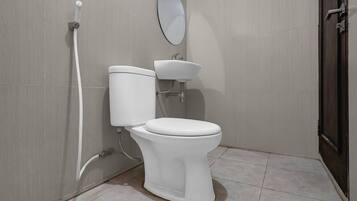 Doccia, bidet, asciugamani