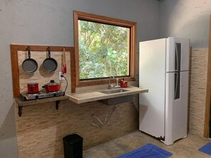 Chalet, Lanai, Hill View | Private kitchen - Mirante do Espinhaço (Itabirito)