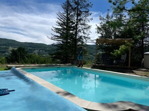 Pool - Guest Room – Chambre Blanche 28 m² – Mountain View & Private Pool (Gap)