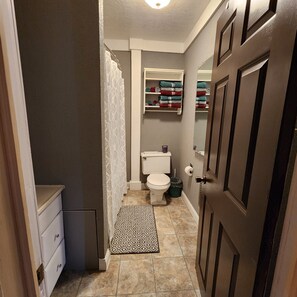 Bathroom - The Stone House - 3beds/1 1/2 bath  Private Fenced Backyard w/ Grill & Fire Pit (Chillicothe)