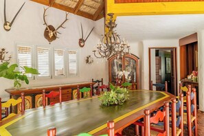 House, 5 Bedrooms, Private Pool | Dining room - Ocean View Villa, Pool, Bbq, Jacuzzi, Staff Incl (La Romana)