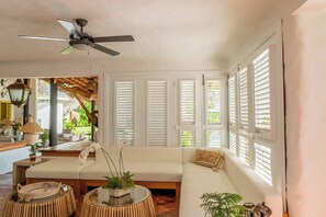 House, 5 Bedrooms, Private Pool | Living area - Ocean View Villa, Pool, Bbq, Jacuzzi, Staff Incl (La Romana)