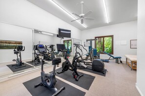 Fitness facility - Cottage #2 Italian Resort-Style Villa - 1.4 Acres w/ Pickleball, In-ground Spa (Parowan)