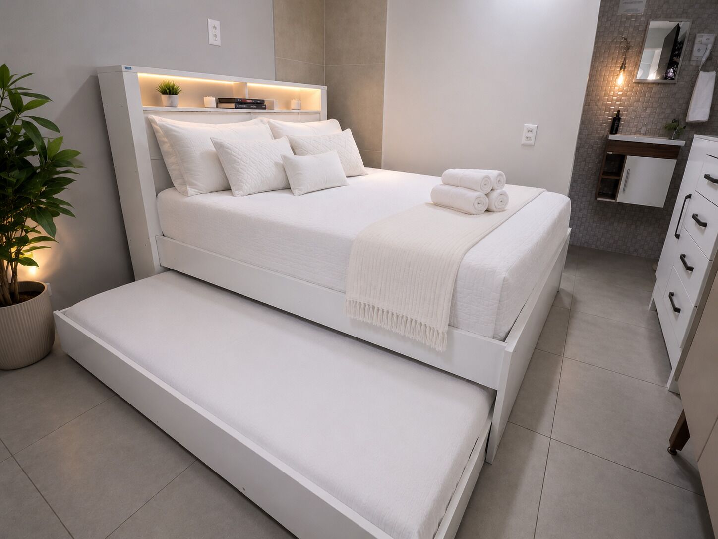 1 chambre, accès au Wi-Fi (inclus), literie fournie