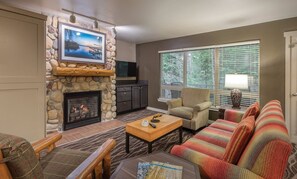 Living area - McCall | Friends & Family Retreat | Pool + Hot Tub | 2BR (McCall)