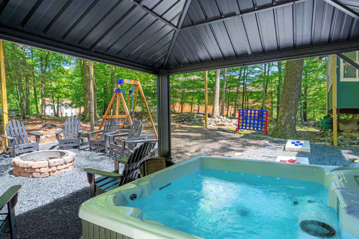 Bain à remous extérieur