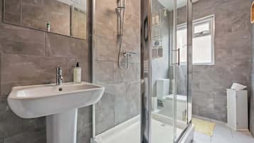 Shower, hair dryer