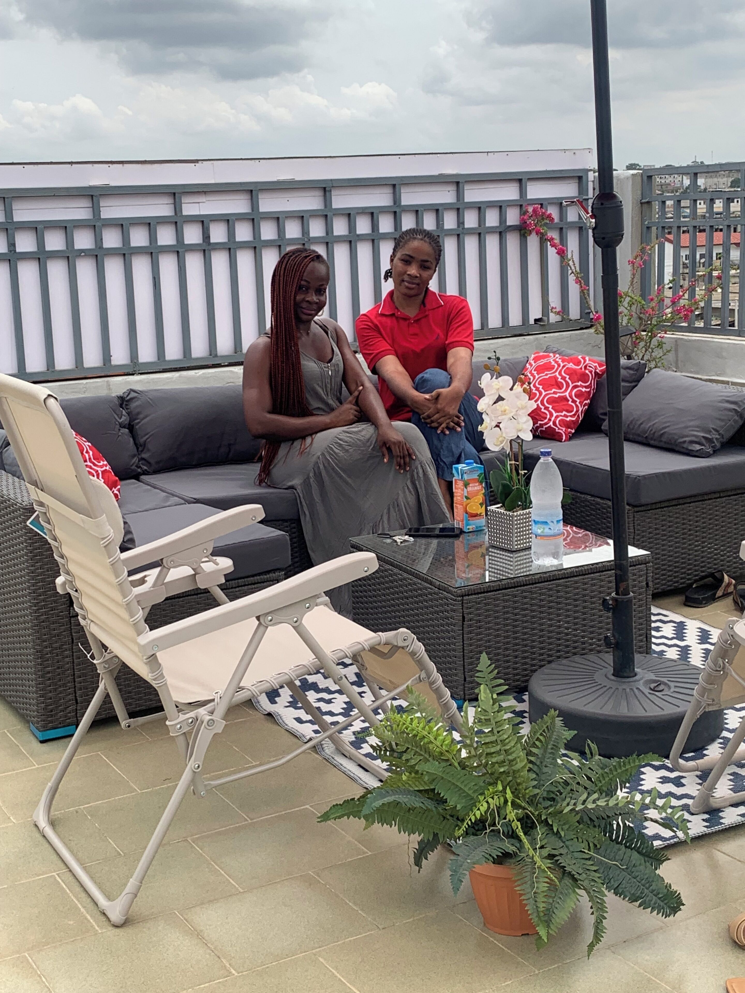 Terrasse sur le toit