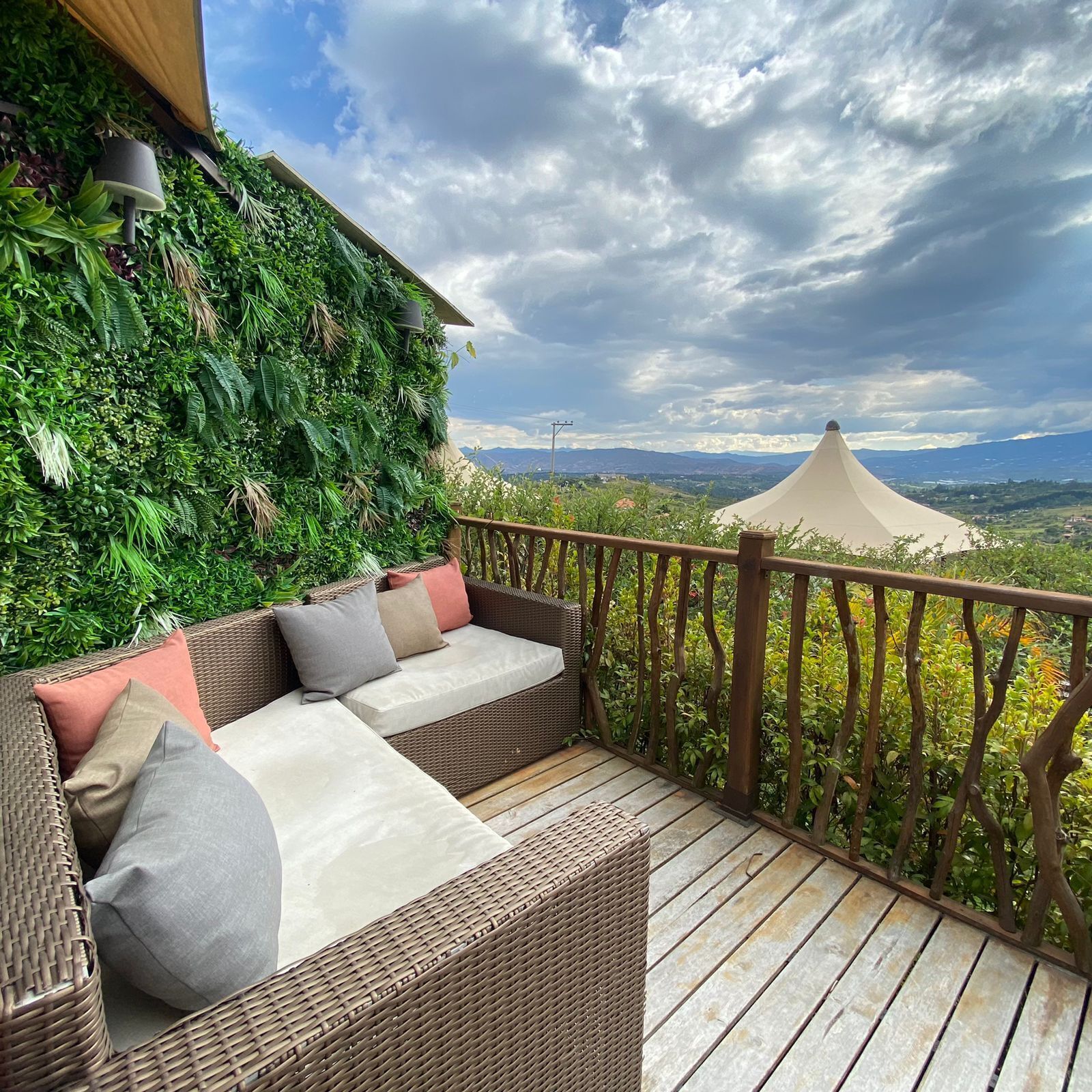 Vila luxo, vista para a montanha | Terraço/pátio