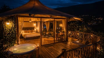 Vila superior, vista para a montanha