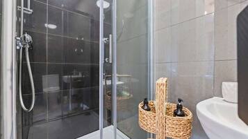 Shower, hair dryer