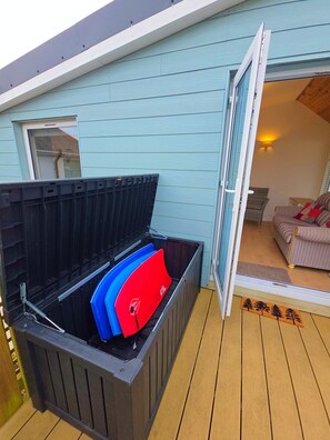 Terrace/patio - Downside Annexe, 1 bedroom and private parking near beach (Woolacombe)