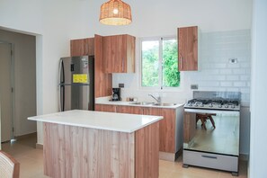 Private kitchen - 3-Bedroom Townhome in The Hills of Cabrera with Amazing Ocean View (El Pujador)