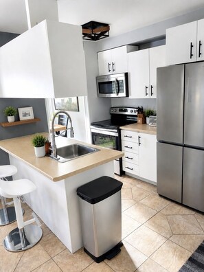 Private kitchen - Le Chalet De La Capitale (Beaupré)