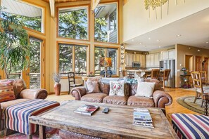 Living area - Deer Valley Retreat | Private Hot Tub, Shuttle & Near Silver Lake Village (Park City)