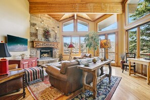 Living area - Deer Valley Retreat | Private Hot Tub, Shuttle & Near Silver Lake Village (Park City)