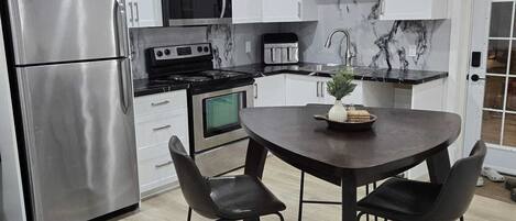Microwave, oven, stovetop