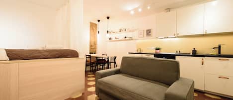公寓 (1 Bedroom) | 私人廚房 | 焗爐、爐具、特濃咖啡機、廚房用具/餐具/器皿