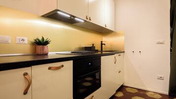Lägenhet (1 Bedroom) | Eget kök | Ugn, spishäll, espressobryggare och grytor/köksredskap