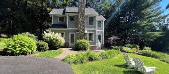 Charming Lakefront 2-Bedroom Home with Sandy Beach, Boat Slip and Stunning Views