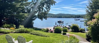 Charming Lakefront 2-Bedroom Home with Sandy Beach, Boat Slip and Stunning Views