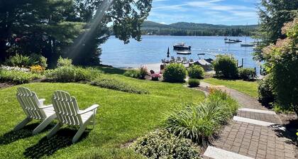 Charming Lakefront 2-Bedroom Home with Sandy Beach, Boat Slip and Stunning Views