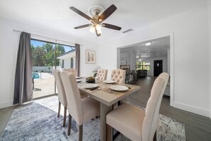 Dining - Modernized 3BR Pool Home near downtown, i75, & WEC (Ocala)