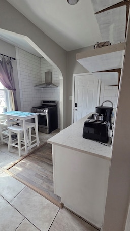 Microwave, oven, stovetop, dishwasher. The Moated Grange Minneapolis