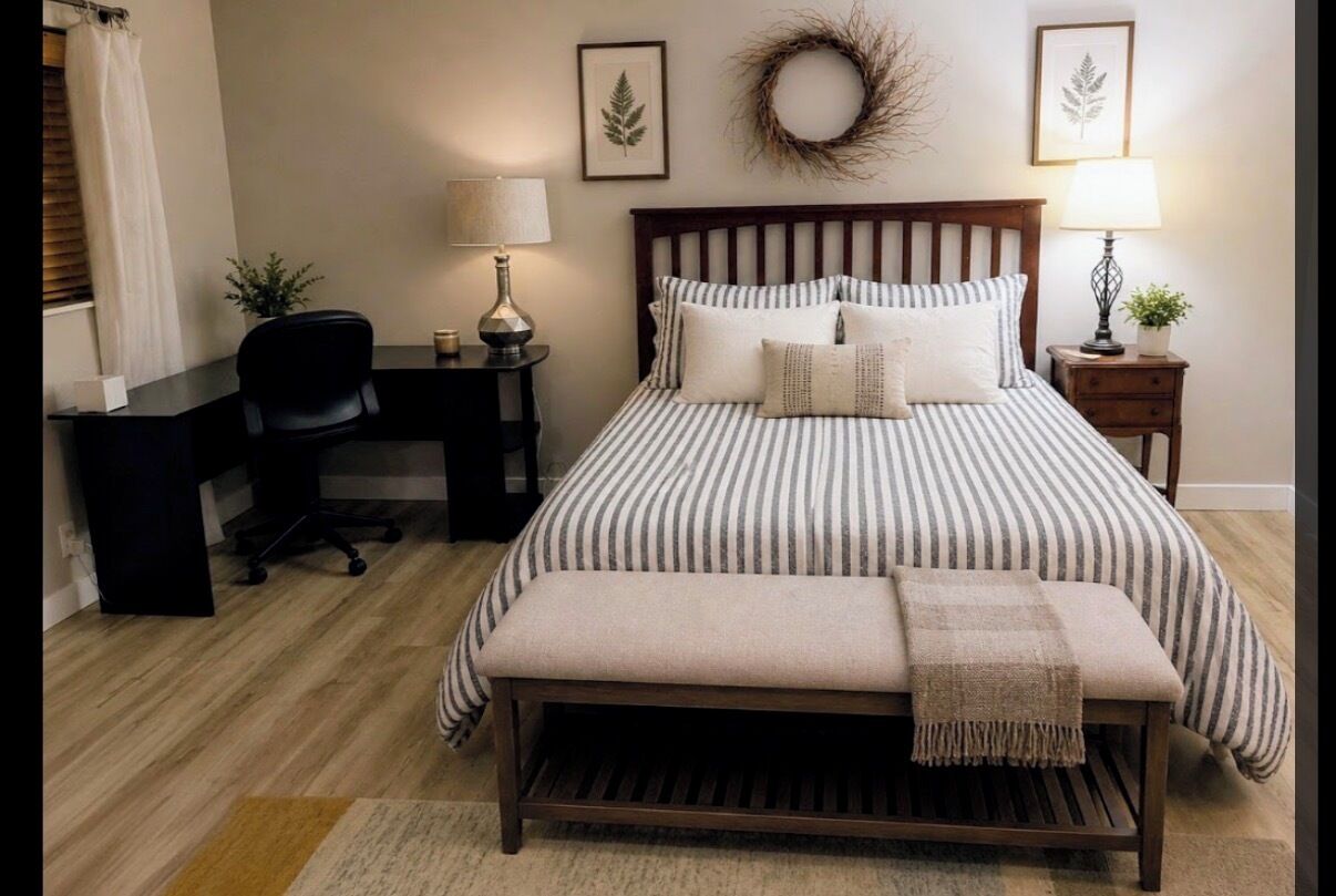 2 quartos, Wi-Fi de cortesia, roupa de cama