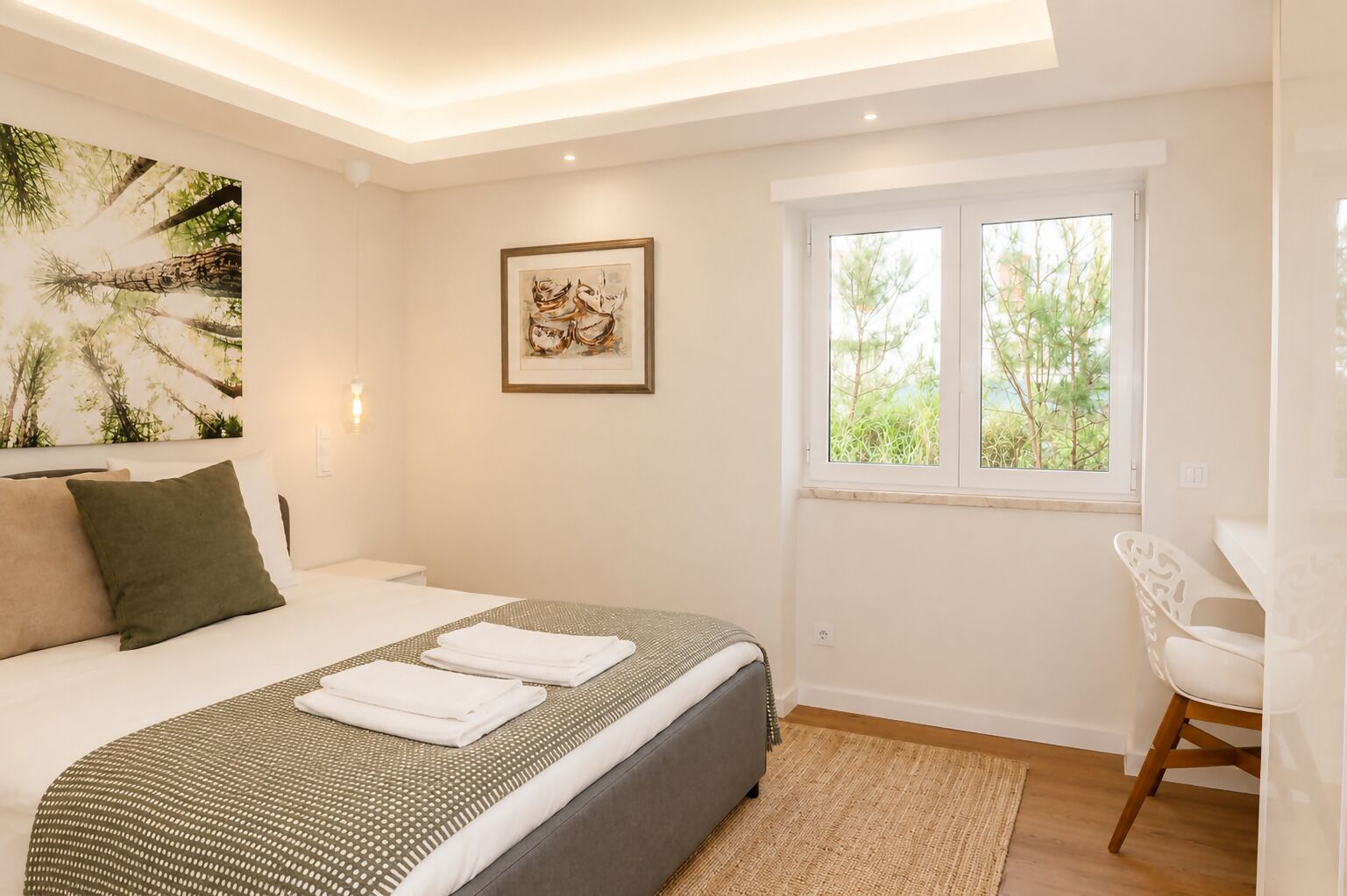 1 chambre, fer et planche à repasser, Wi-Fi, draps fournis