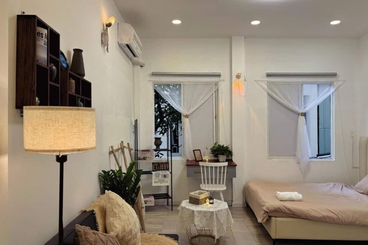 Deluxe-stúdíóíbúð - útsýni yfir garð